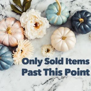 Only Sold Items Past This Point